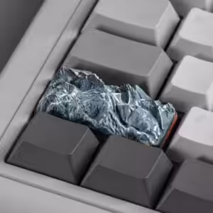 The Silent Peaks artisan keycaps by Jelly Key