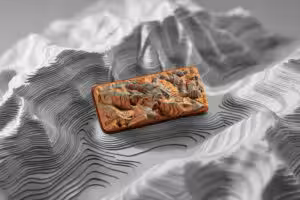 The Silent Peaks artisan keycaps by Jelly Key