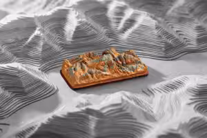 The Silent Peaks artisan keycaps by Jelly Key