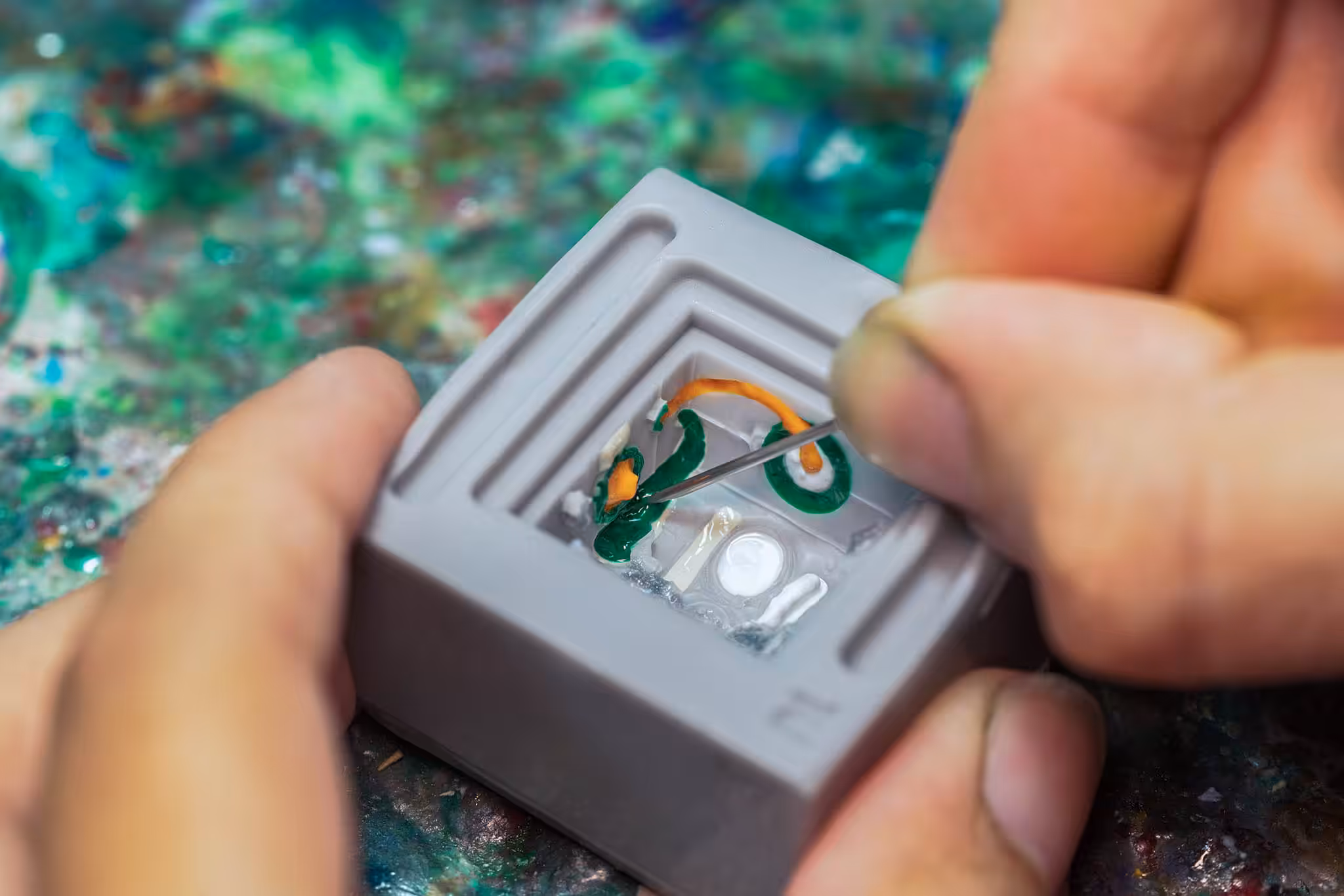 overworked dude artisan keycaps