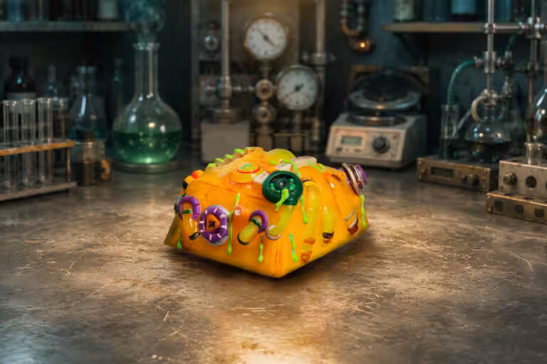 overworked dude artisan keycaps