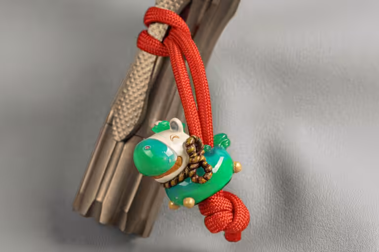 Dawn Hoof bead - hand-cast resin bead by Jelly Key