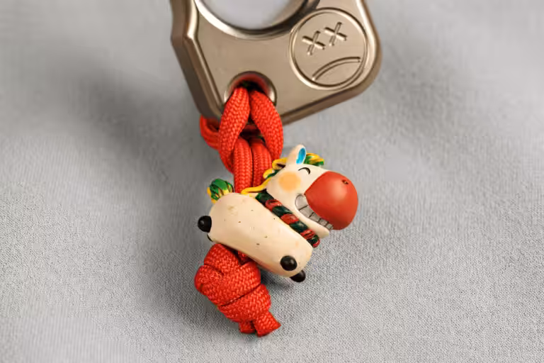 Dawn Hoof bead - hand-cast resin bead by Jelly Key