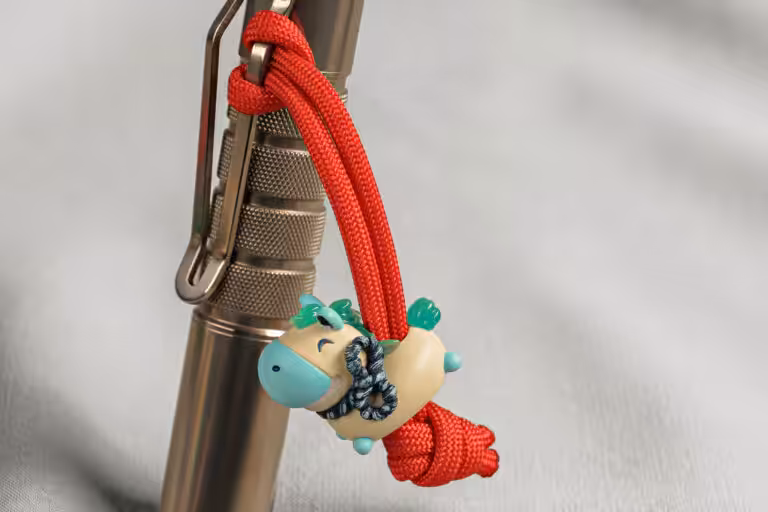 Dawn Hoof bead - hand-cast resin bead by Jelly Key