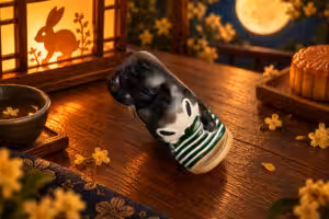 Moonlit Mischief Slipper Chomp 2.25u cat artisan keycap