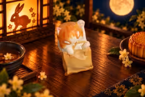 Moonlit Mischief Bag Peek 1.75u cat artisan keycap