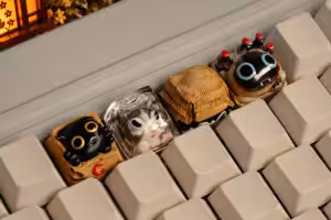 moonlit mischief artisan keycaps