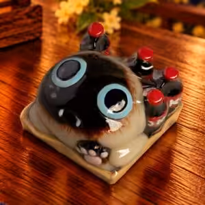 Moonlit Mischief Crate Trouble cat artisan keycap