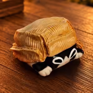 Moonlit Mischief Carton Sneak cat artisan keycap