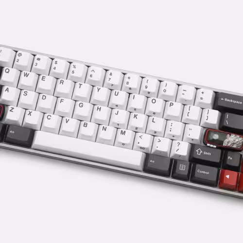 Retro TV Series – Blue Little Dot Enter Key Artisan Keycaps by Jelly Key