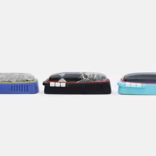 Retro TV Series – Blue Little Dot Enter Key Artisan Keycaps by Jelly Key