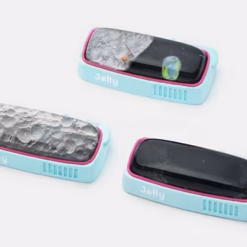 Retro TV Series – Blue Little Dot Enter Key Artisan Keycaps by Jelly Key