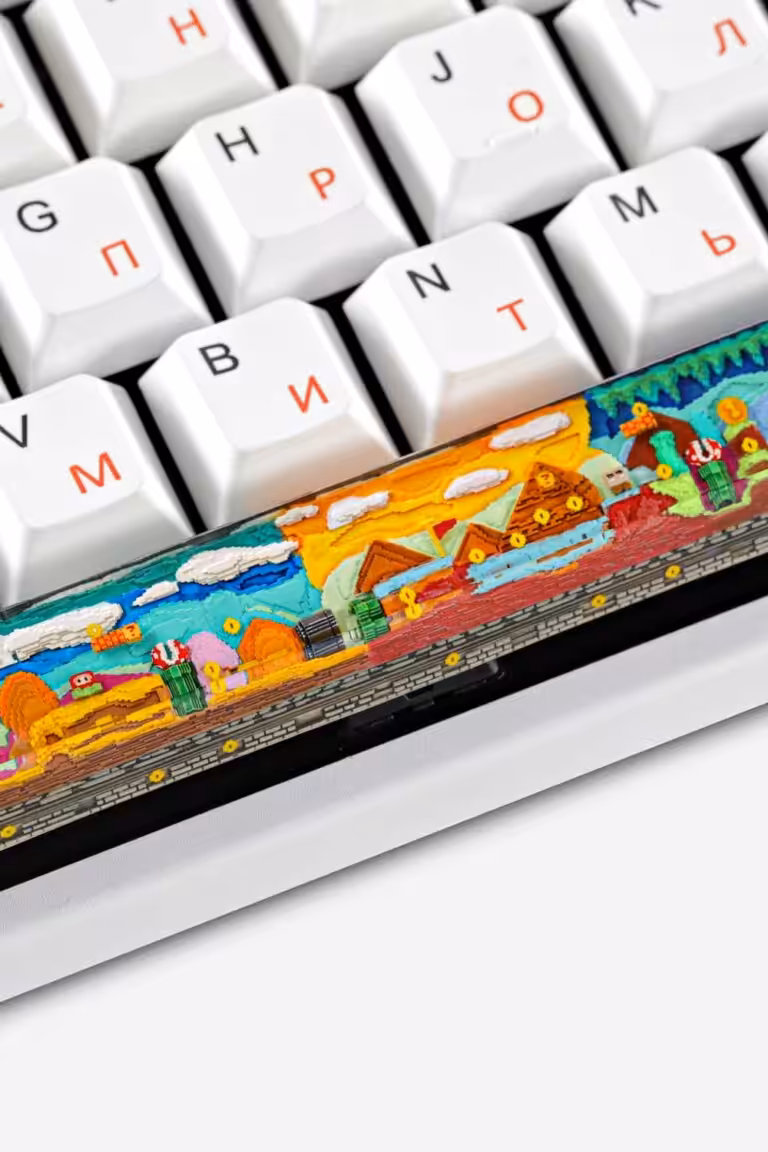 8 Bit Resin Keycap 3