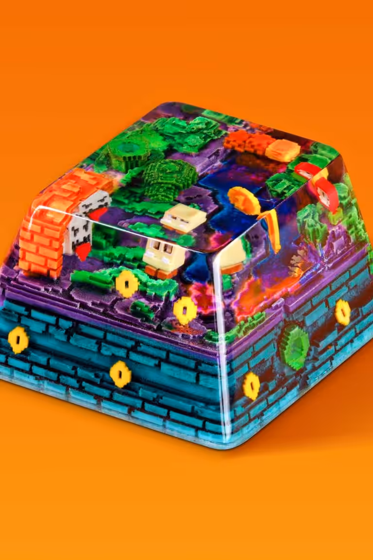 8 Bit Resin Keycap 4
