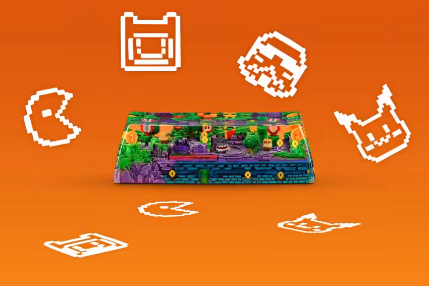 8bits Series Artisan Keycaps 049
