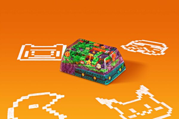8bits Series Artisan Keycaps 055