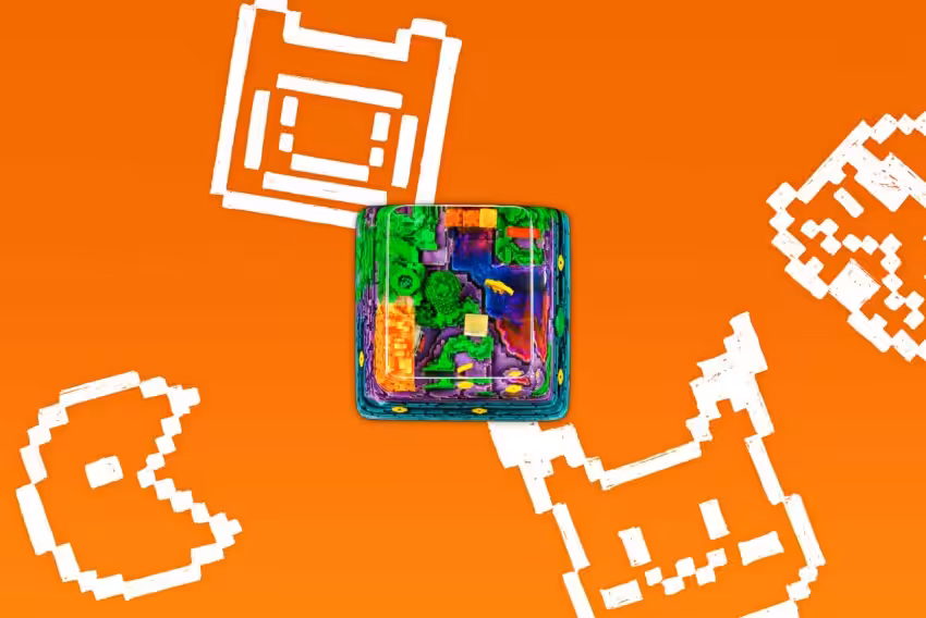 8bits Series Artisan Keycaps 063