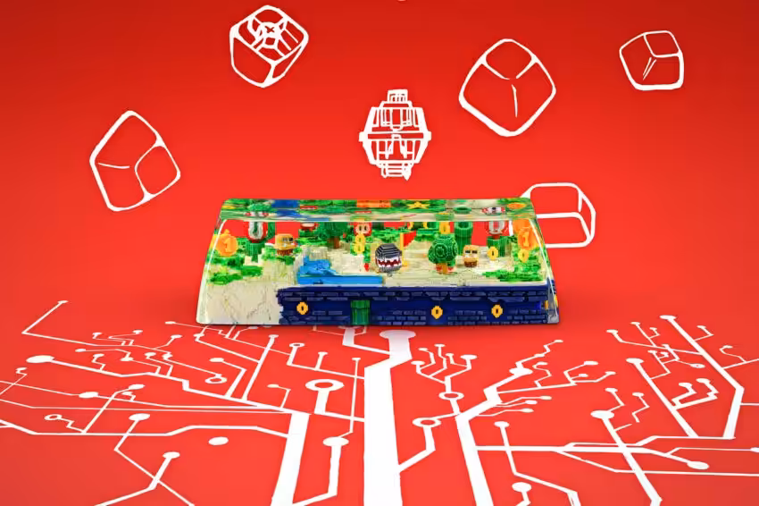 8bits Series Artisan Keycaps 095
