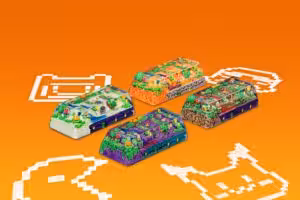 8bits Series Artisan Keycaps 134