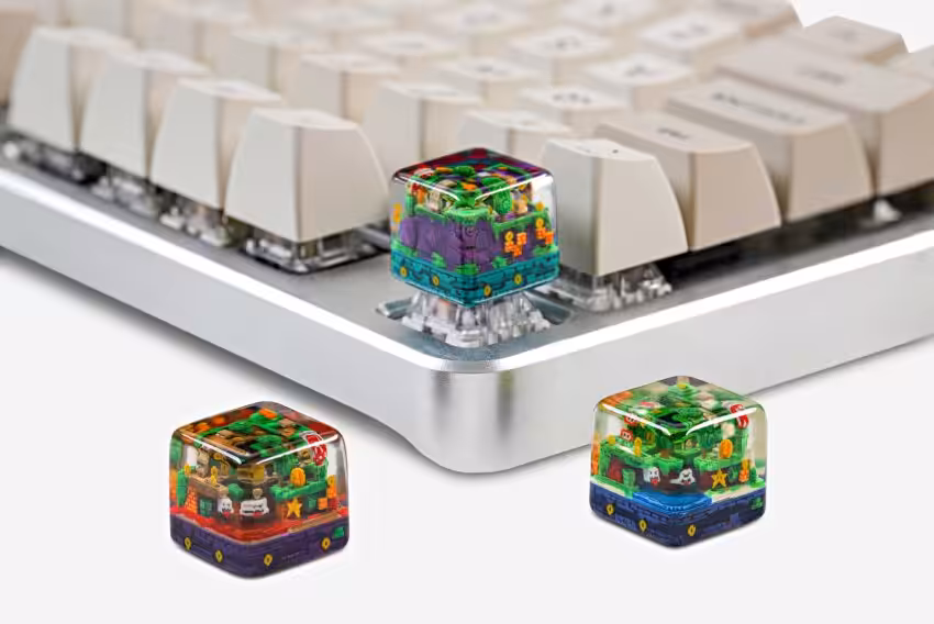 8bits Series Artisan Keycaps 140