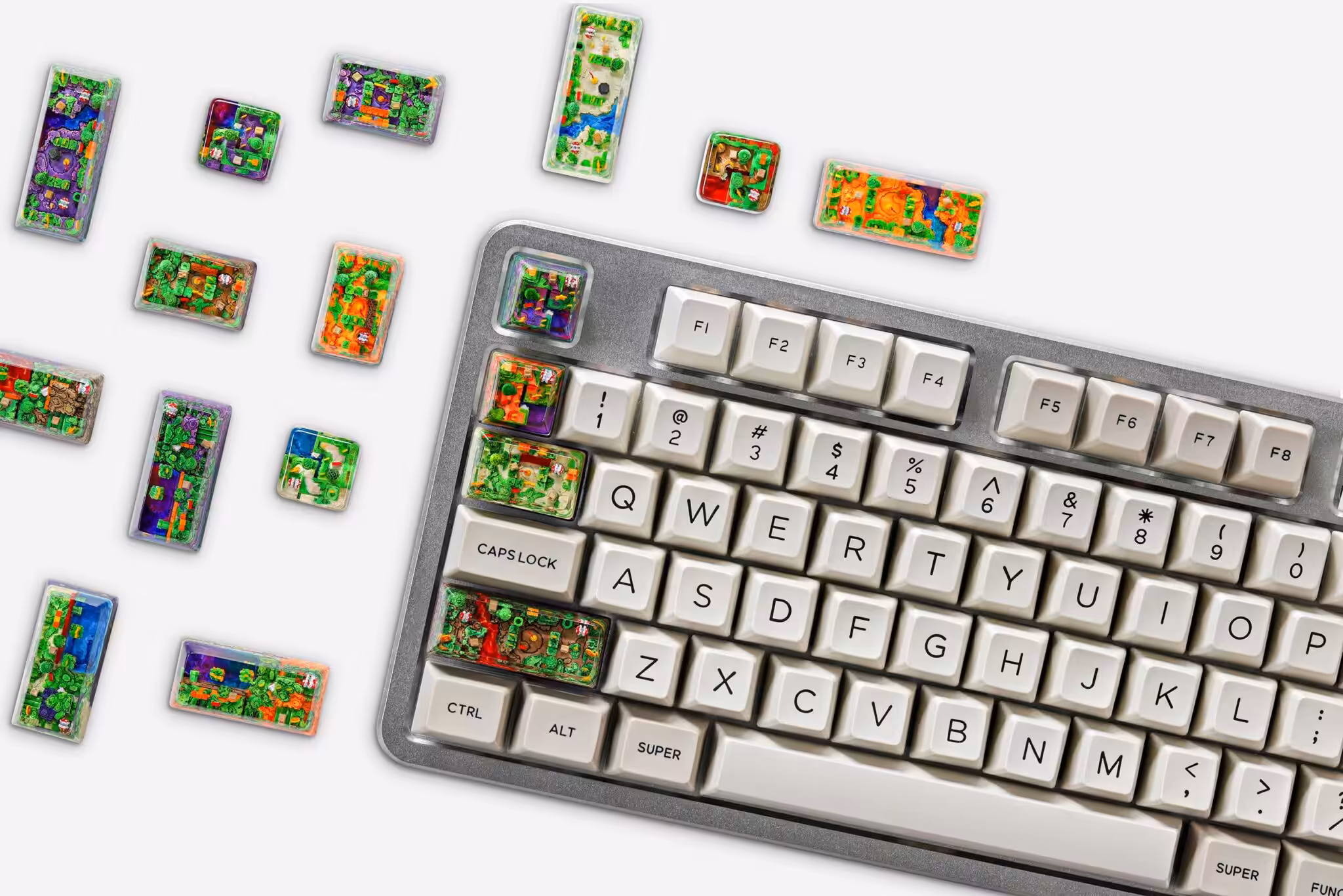 8bits Series Artisan Keycaps 145