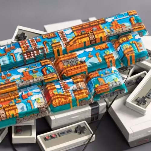 8bits series artisan keycaps 2040