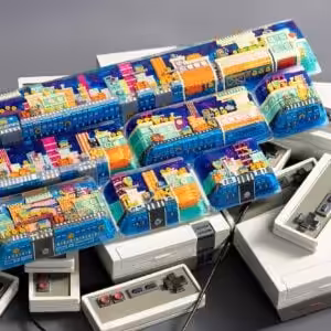 8bits series artisan keycaps 2041