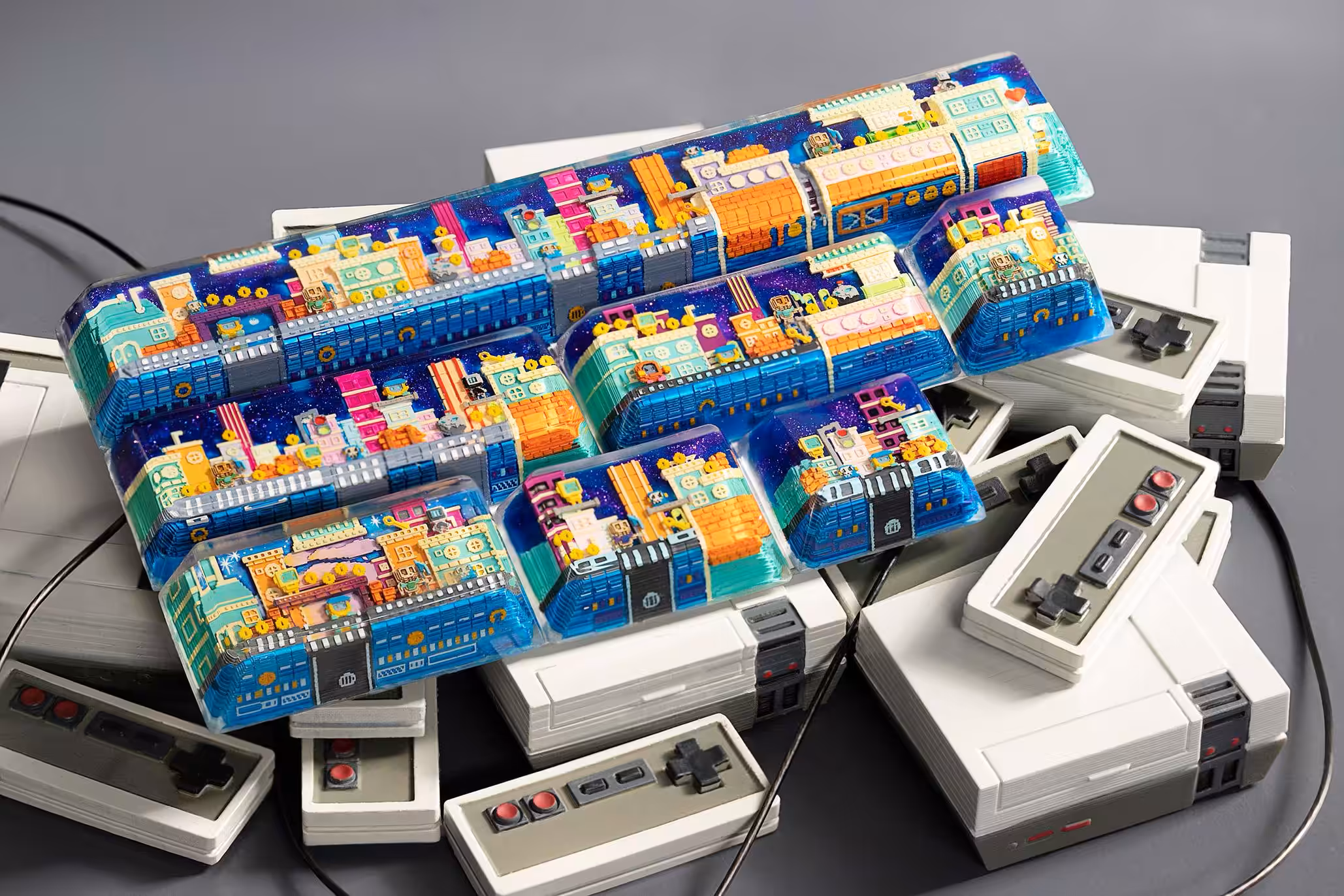 8bits series artisan keycaps 2041