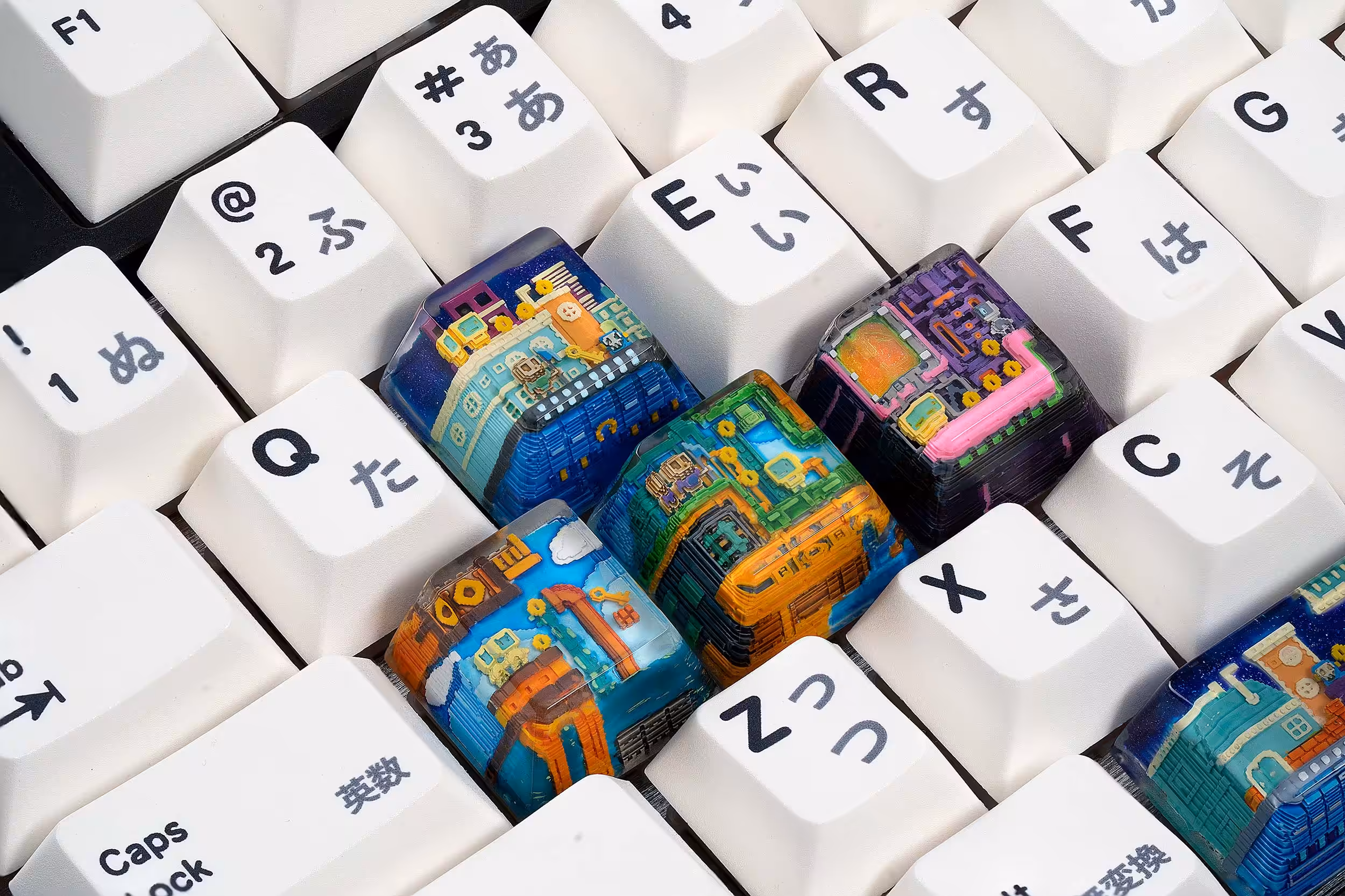 8bits series artisan keycaps 2050