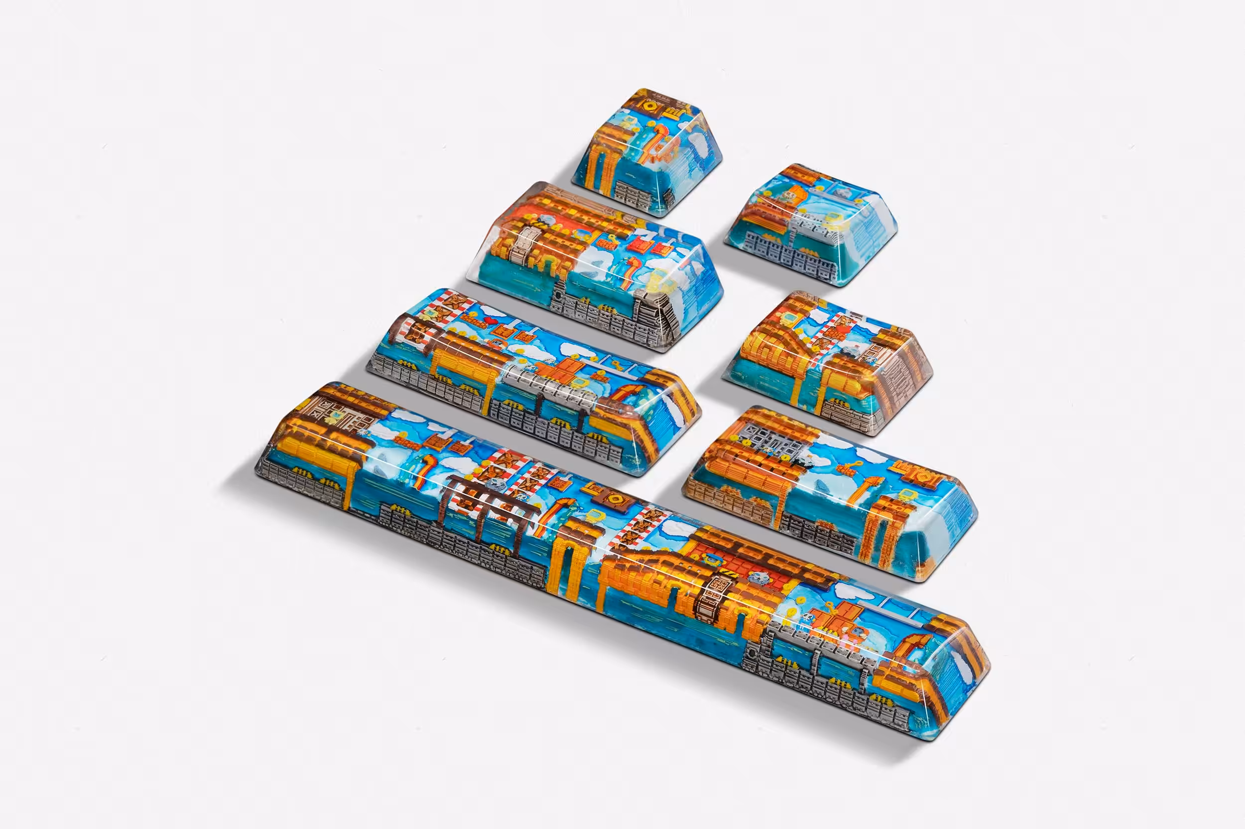 8bits series artisan keycaps 2056