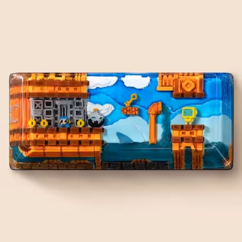 8bits series artisan keycaps 2079