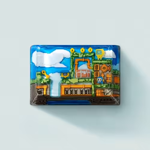 8bits series artisan keycaps 2115