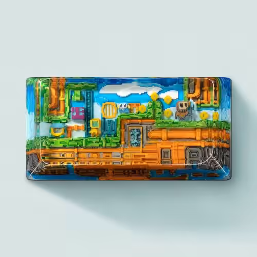 8bits series artisan keycaps 2118