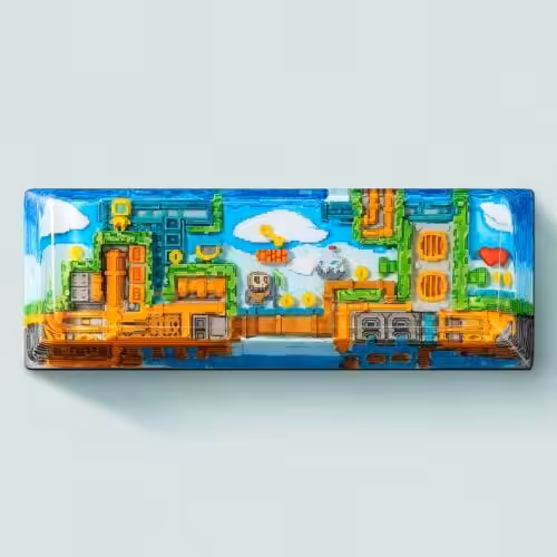 8bits series artisan keycaps 2124