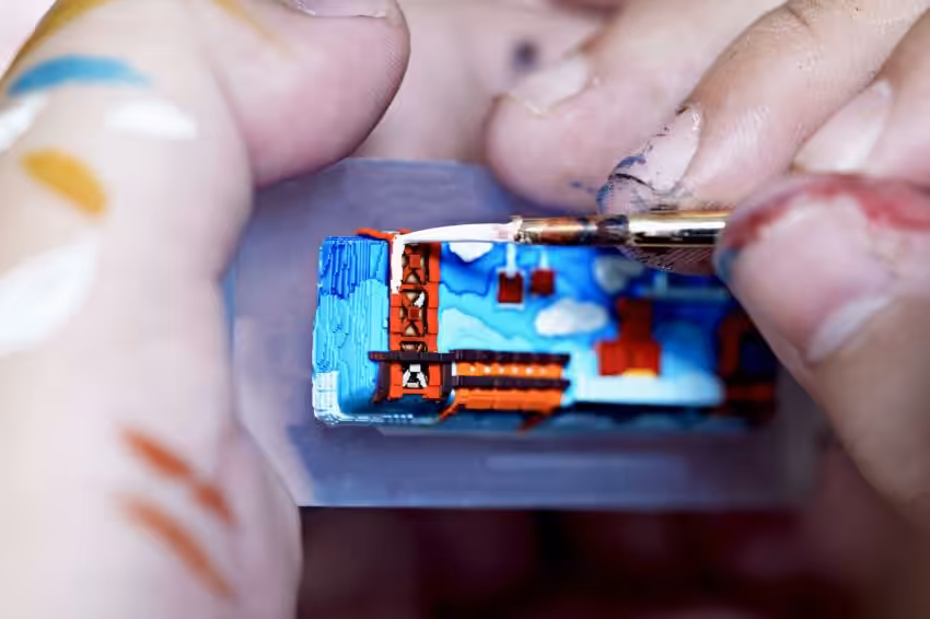 8bits series artisan keycaps 2158