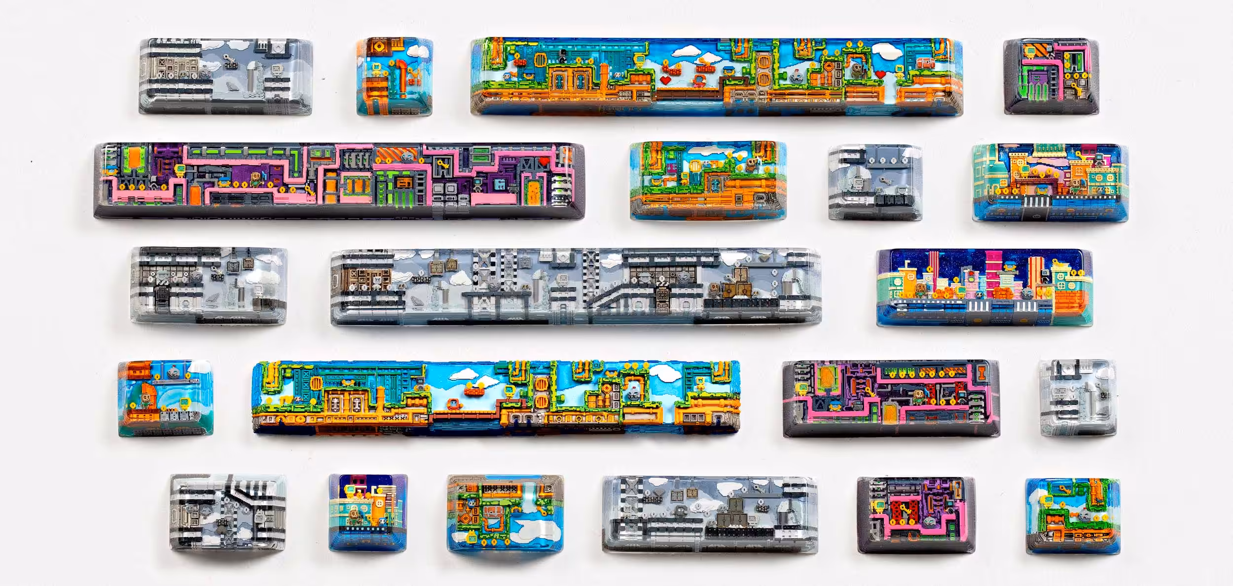 8bits series artisan keycaps 2194