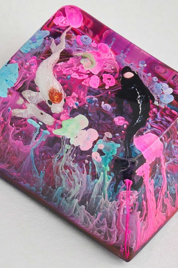 A2 Jelly Key Zend Pond Artisan Keycaps038