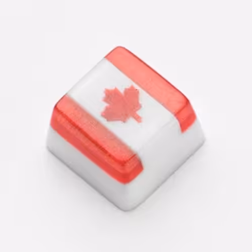 Canada Flag artisan keycap by Jelly Key