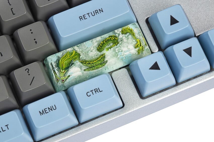 Dragons of Eden enter/backspace/shift artisan keycaps - Jelly Key