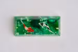E6 Jelly Key Zend Pond Artisan Keycaps238