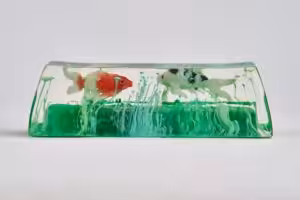 E6 Jelly Key Zend Pond Artisan Keycaps394