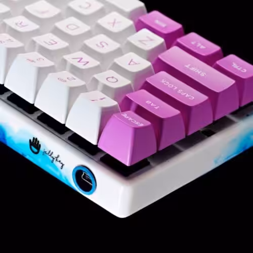 Serenity – Collision keyboard case - artisan keycap by Jelly Key