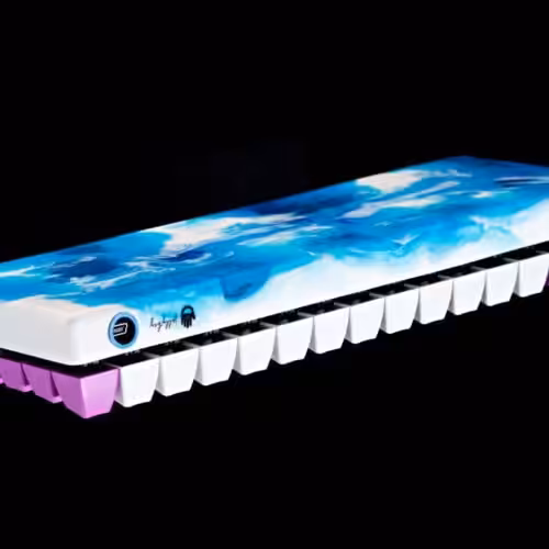 Serenity – Collision keyboard case - artisan keycap by Jelly Key