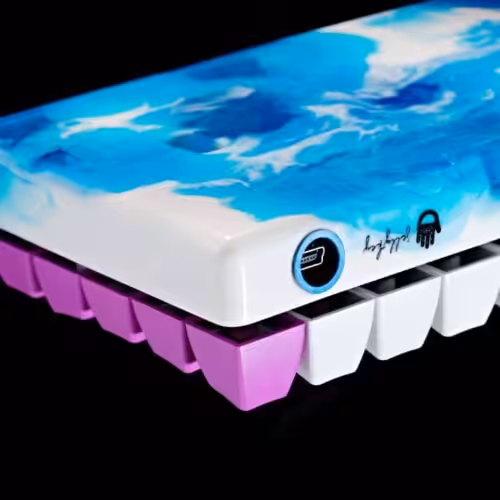Serenity – Collision keyboard case - artisan keycap by Jelly Key
