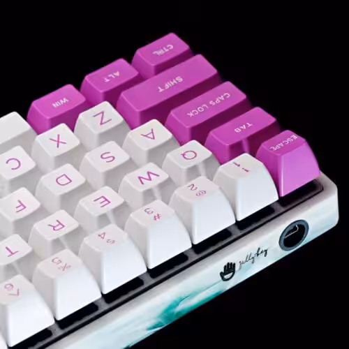 Serenity – Collision keyboard case - artisan keycap by Jelly Key