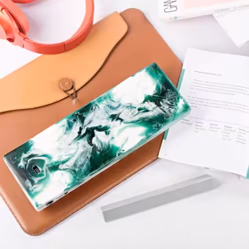 Serenity – Collision keyboard case - artisan keycap by Jelly Key