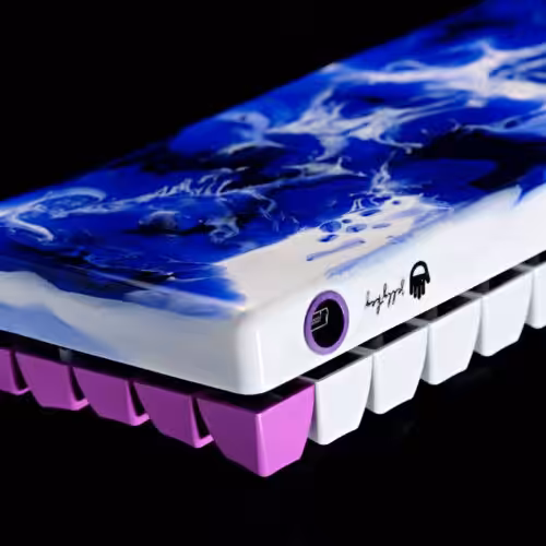 Serenity – Collision keyboard case - artisan keycap by Jelly Key