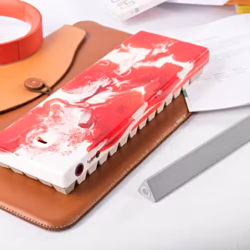 Serenity – Collision keyboard case - artisan keycap by Jelly Key