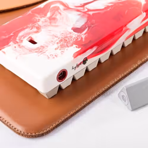 Serenity – Collision keyboard case - artisan keycap by Jelly Key
