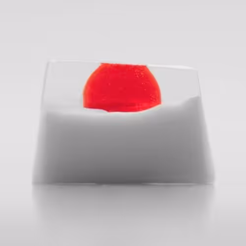 Japan Flag artisan keycaps by Jelly Key